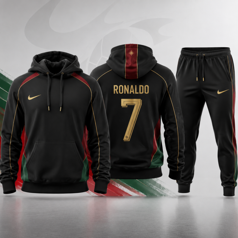 CR7 Portugal 2026 FIFA World Cup Home Hoodie Jogger Set V3