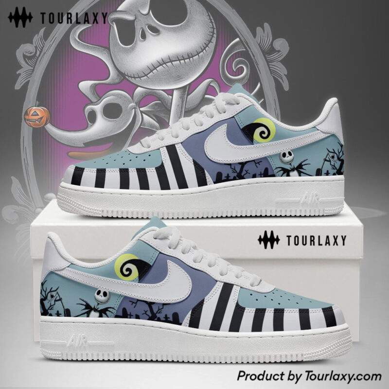 Jack Skellington Nightmare AF1 Shoes V4