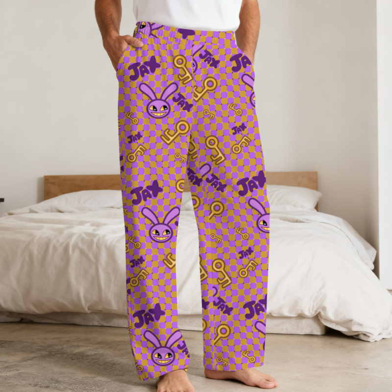 Jax V3 - The Amazing Digital Circus Pajamas Pants