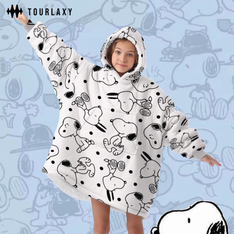 Special Peanuts Snoopy Fleece Blanket Hoodie V3