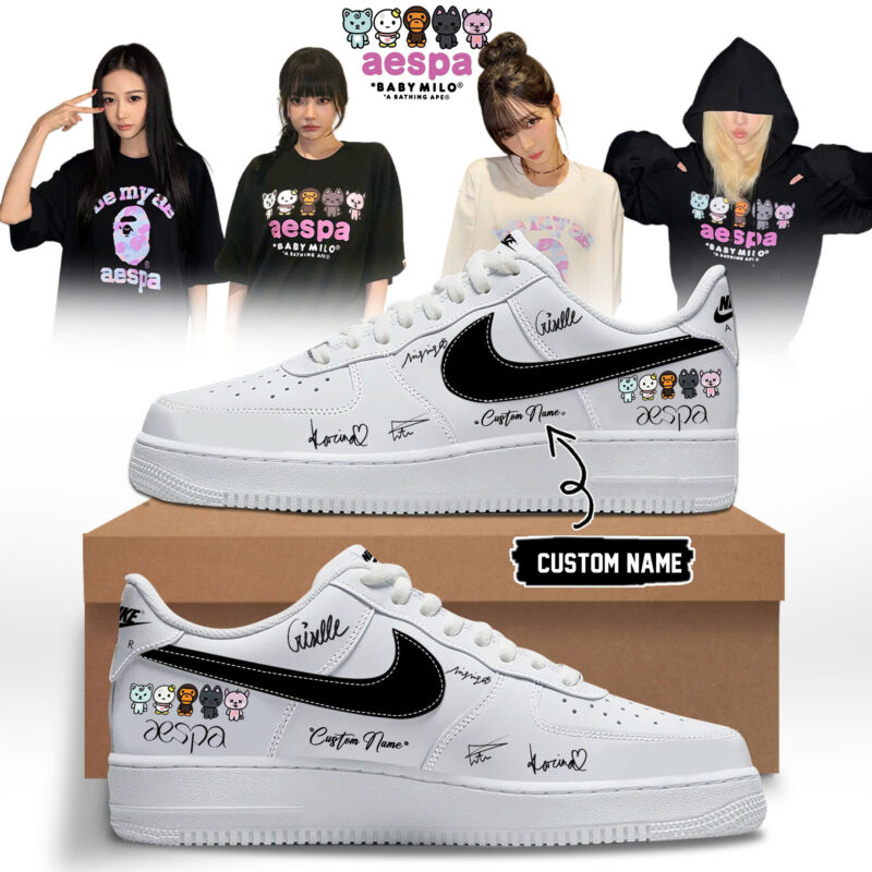 aespa x BAPE signed Shoes 21
