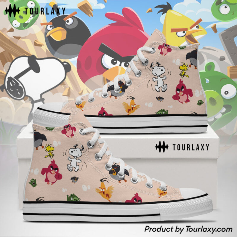 Snoopy x Angry Birds 3 2026 High Chuck Shoes
