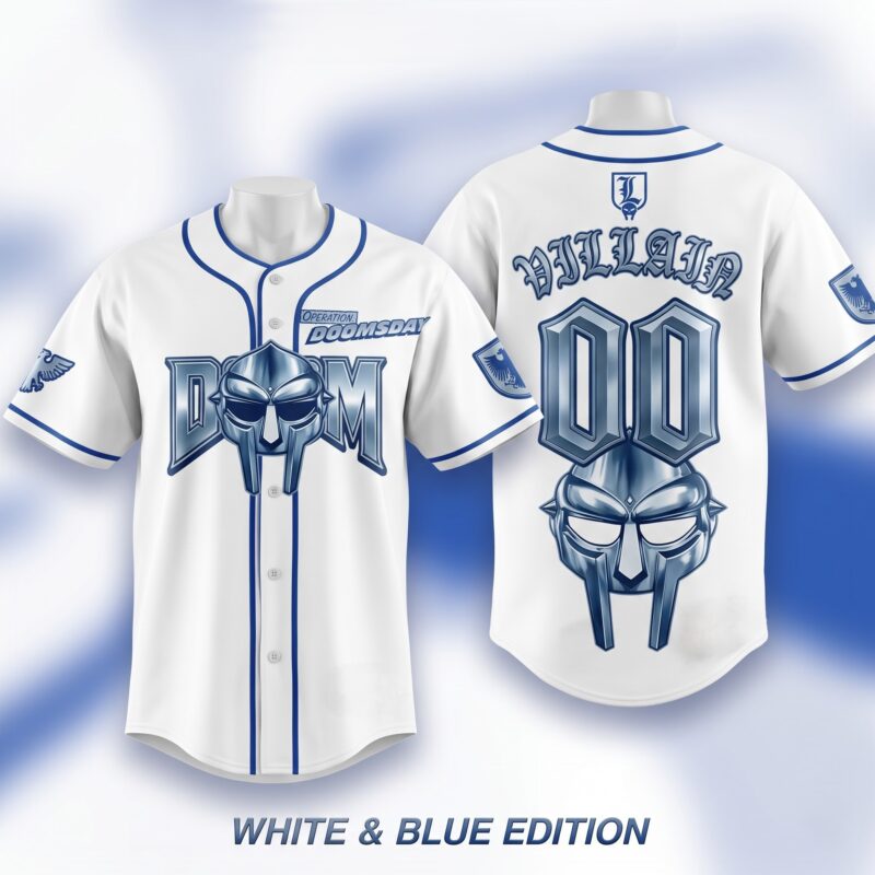 Dr Doom - Doomsday Baseball Jersey Blue