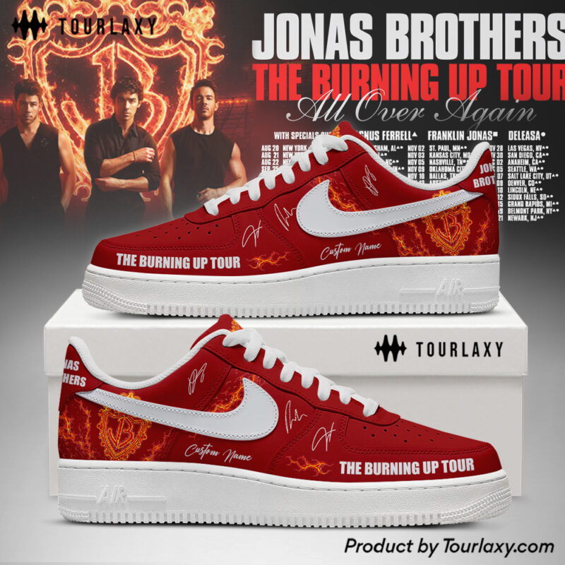 Jonas Brothers “The Burning Up Tour All Over Again 2026” v4 AF1