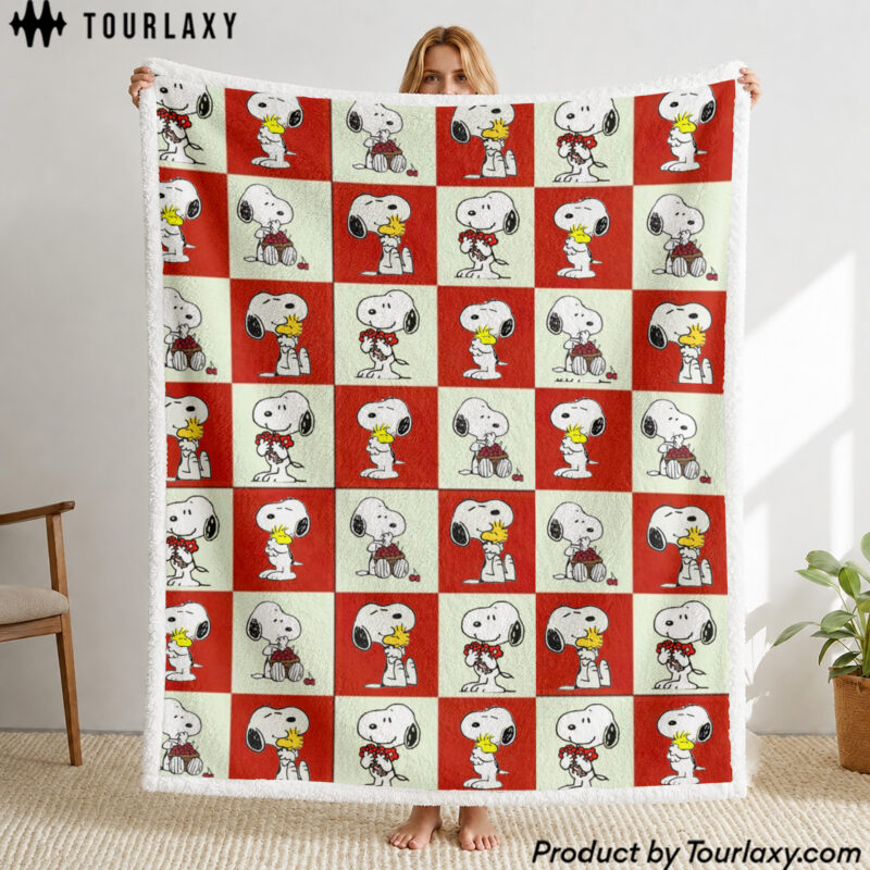 Snoopy Sherpa Blanket New Ver 9
