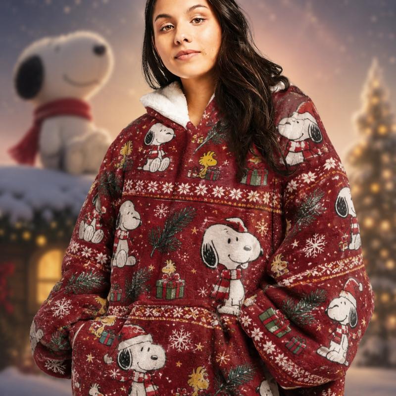 Ugly - Snoopy Xmas Blanket Hoodie