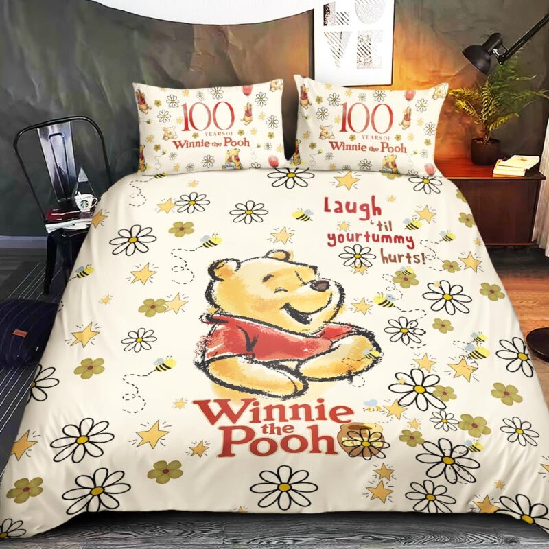 Winnie-the-Pooh 100th Anniversary 3-Piece Duvet Bedding Set - HOATT19566