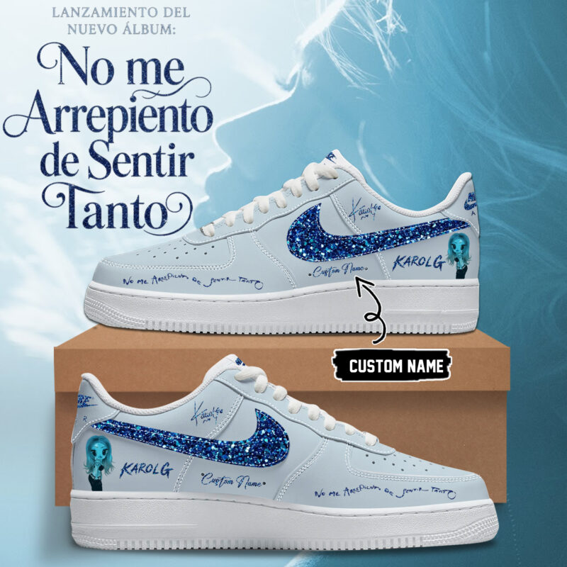 __,.KaRol G Album “NO ME ARREPIENTO DE SENTIR TANTO” .Limited Edition Signature Shoes 2