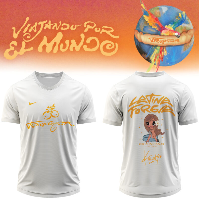 Karol G – "Nos Vamos de Tour". Limited Football Jersey 4