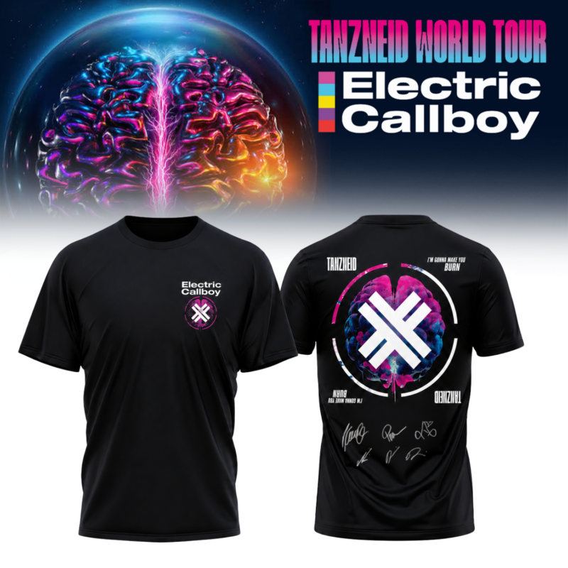 ,.,Electric Callboy “Tanzneid World Tour” 2026 Signed – Shirt
