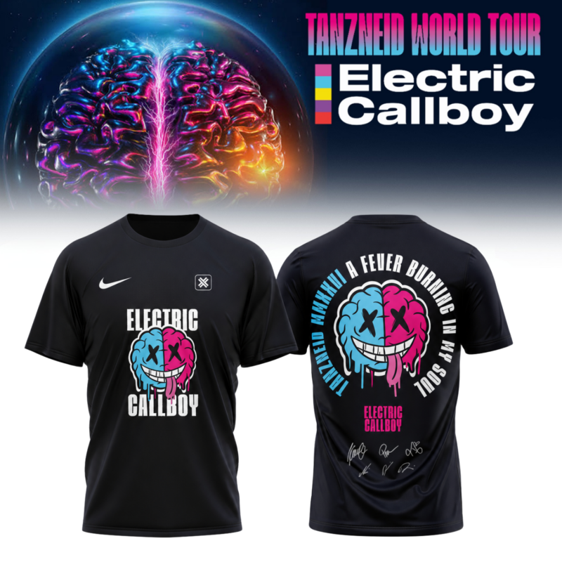 ,…Electric Callboy “Tanzneid World Tour” 2026 Signed – Shirt