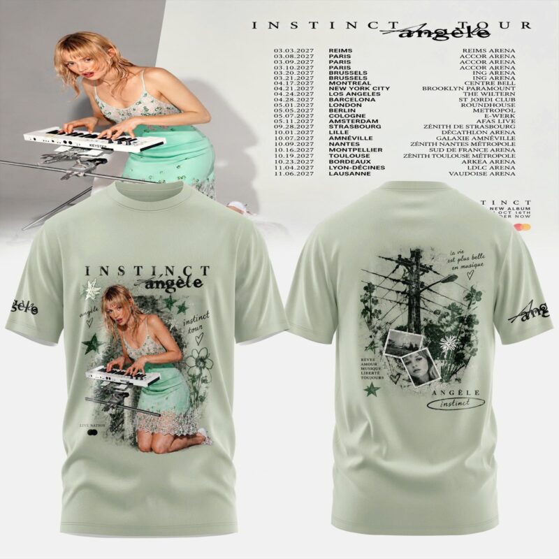 _    Angèle – INSTINCT TOUR 2027 T-Shirt Edittion