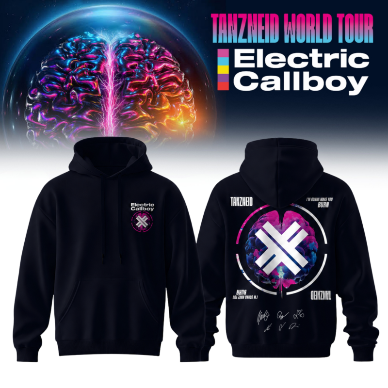 ,,,Electric Callboy “Tanzneid World Tour” 2026 Signed – Hoodie