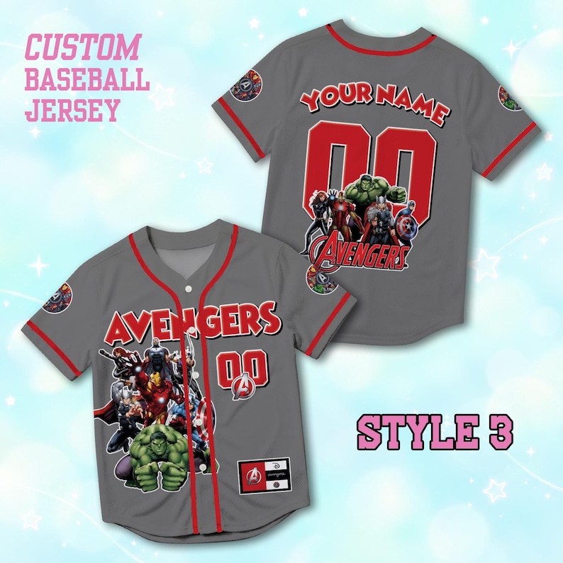 Avengers Encore V1 - Avengers Encore Baseball Jersey