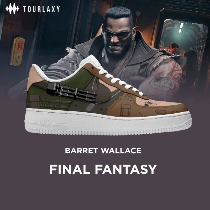 Barret Wallace - Final Fantasy AF1 Shoes