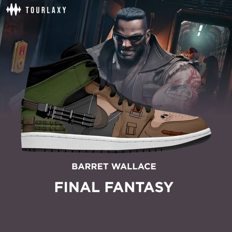 Barret Wallace - Final Fantasy J1 Shoes