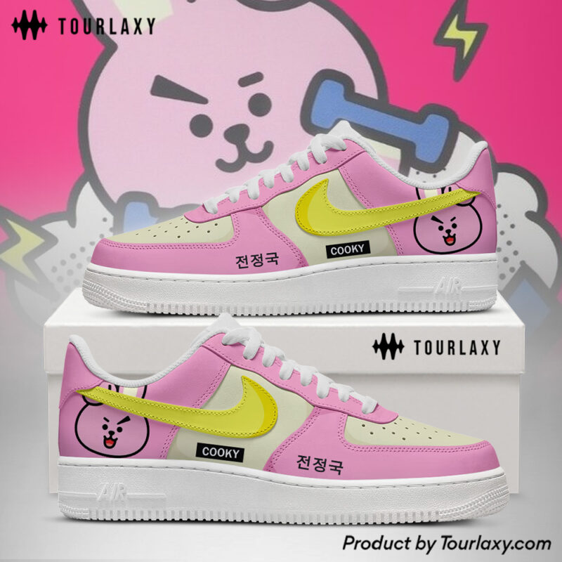 Cooky - BTS 21 World Tour AF1 Shoes