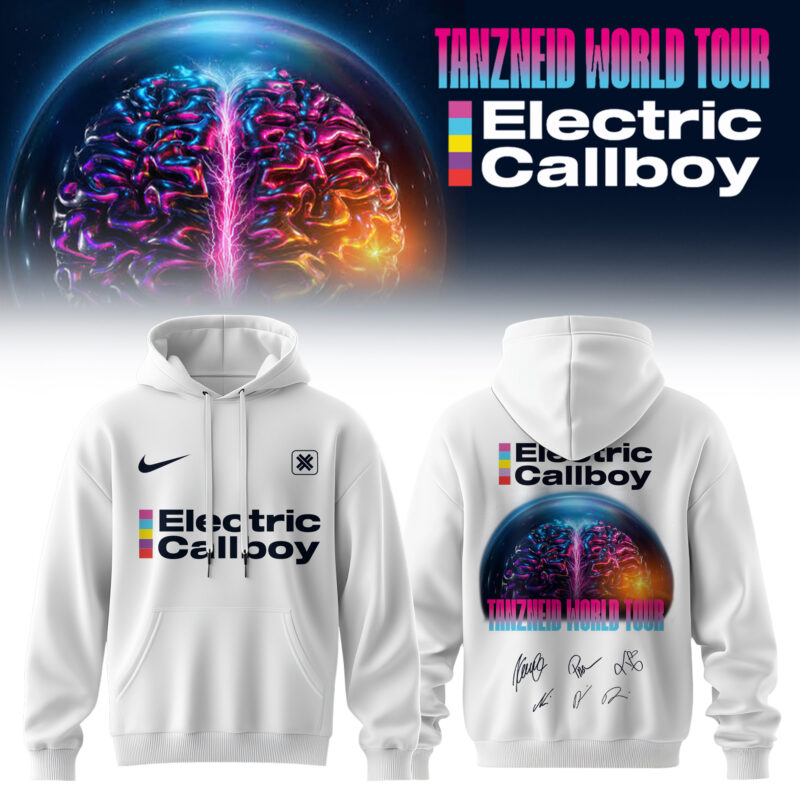 ,,,Electric Callboy "Tanzneid World Tour" 2026 Signed – Hoodie