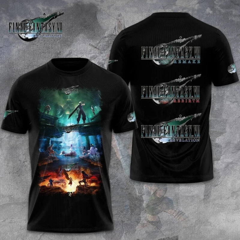 Final Fantasy 3D T Shirt (1)