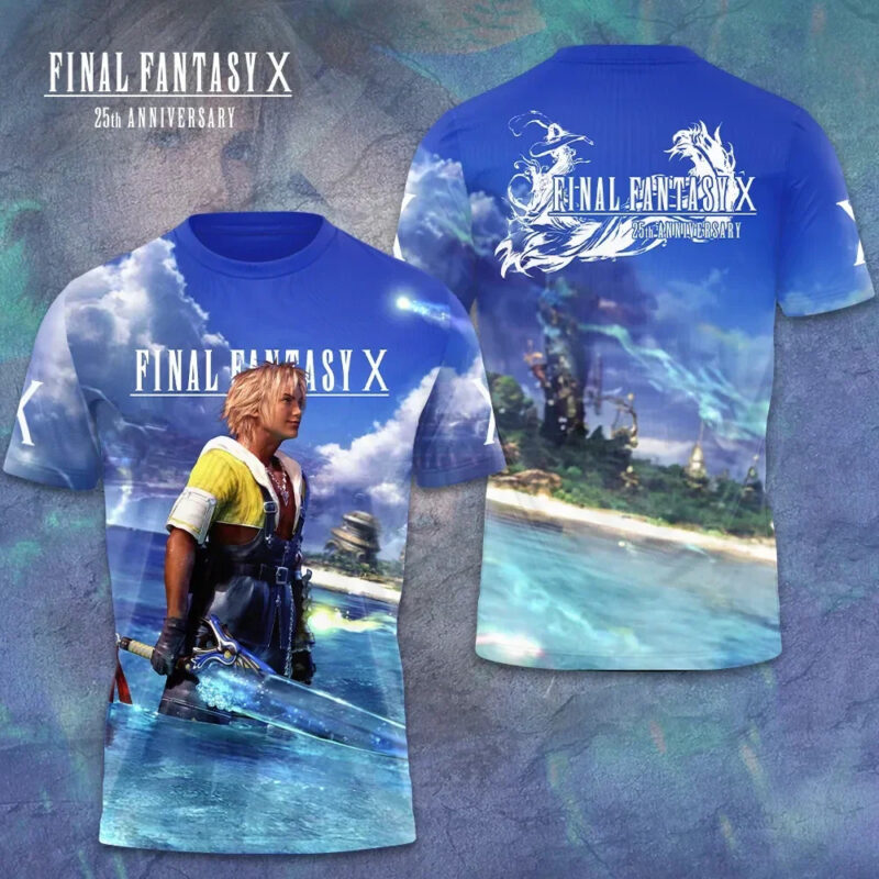 Final Fantasy 3D T Shirt (7)