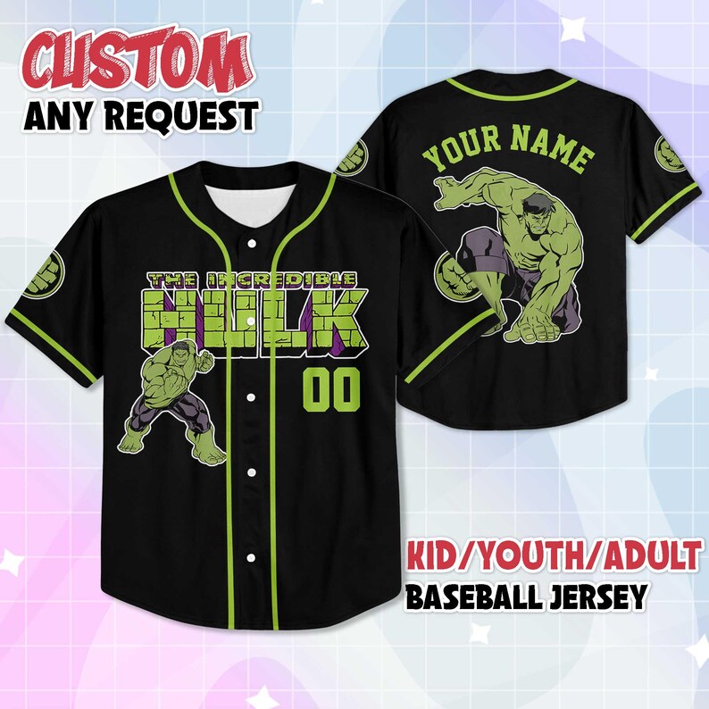 Hulk V6 - Avengers Encore Baseball Jersey