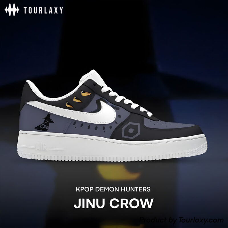 Jinu Crow Kpop Demon Hunters AF1 Shoes