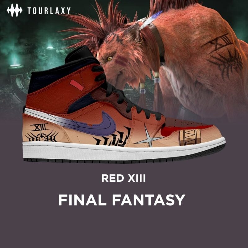 Red XIII - Final Fantasy AJ1 Shoes
