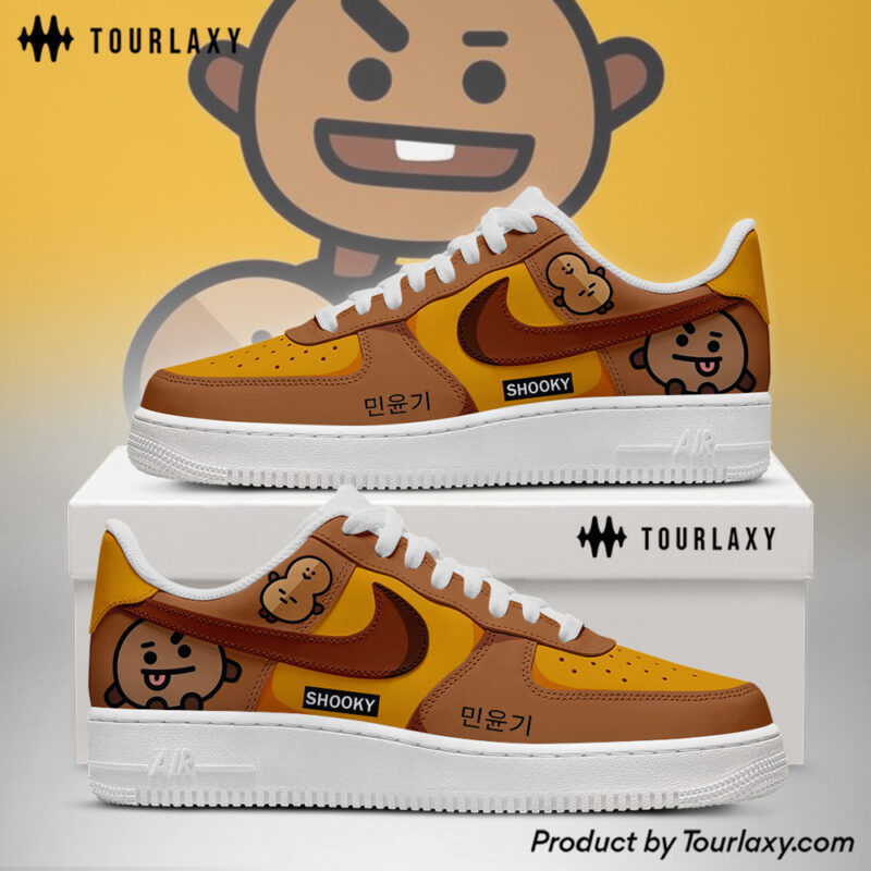Shooky - BTS 21 World Tour AF1 Shoes