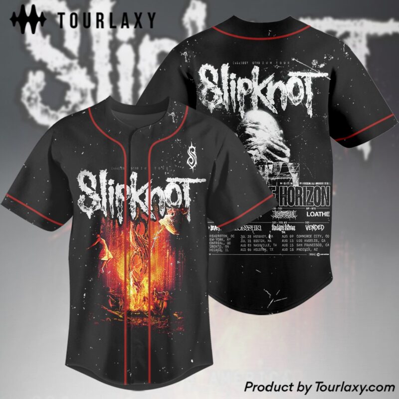 Slipknot Tour 2027 Baseball Jersey V2