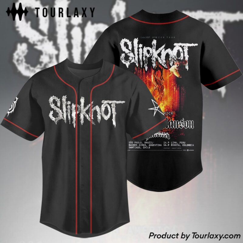 Slipknot Tour 2027 Baseball Jersey V3