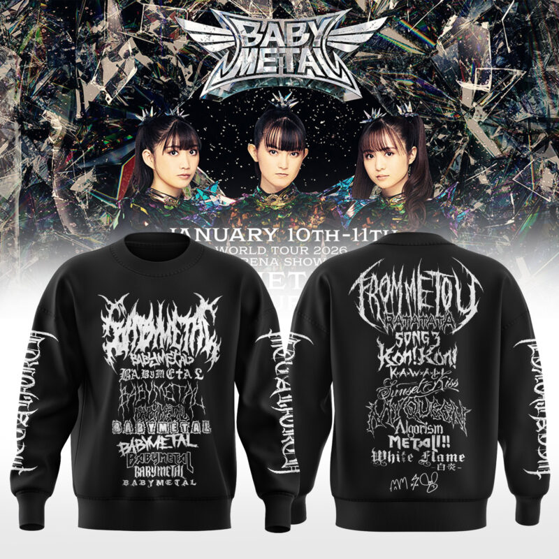 BABYMETAL WORLD TOUR signed Sweatshirt