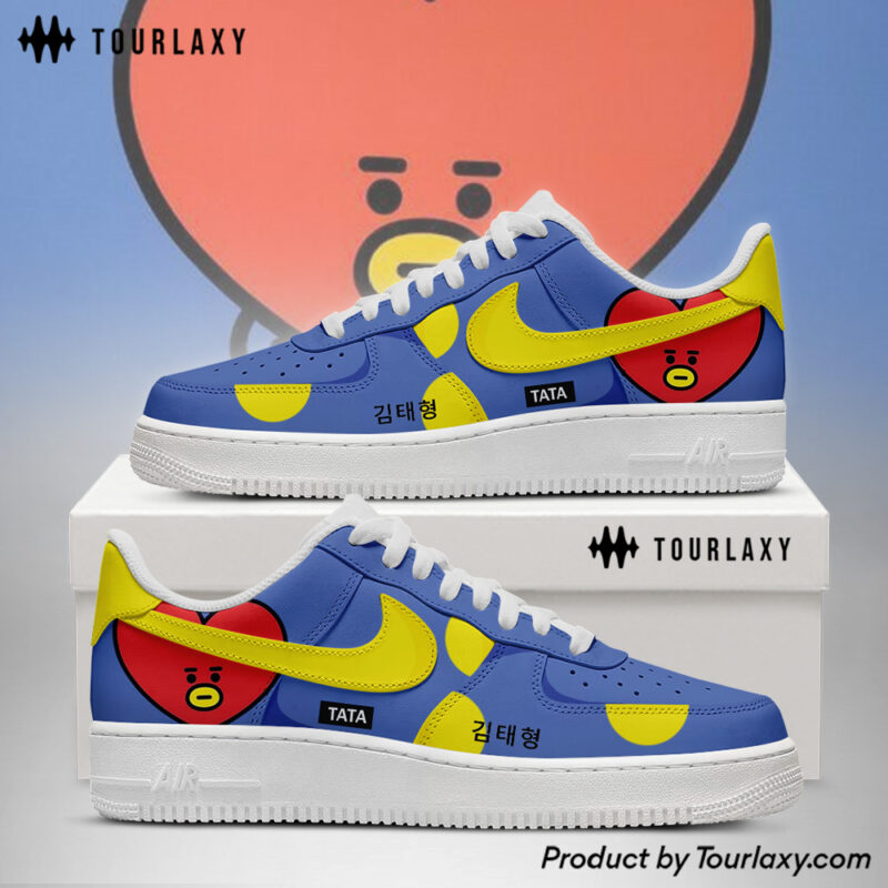 Tata - BTS 21 World Tour AF1 Shoes