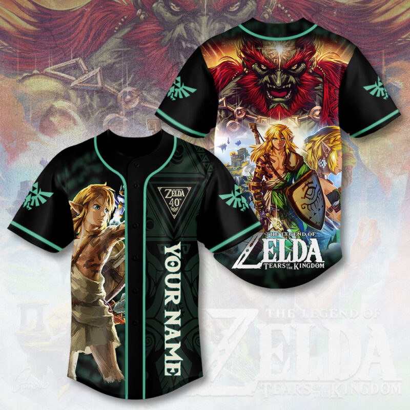 The Legend of Zelda 40th Anniversary Baseball Jersey - TANTN20317