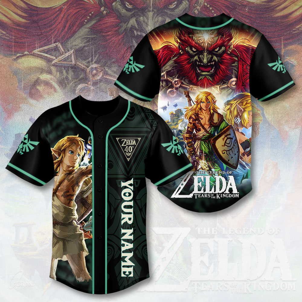 The Legend of Zelda 40th Anniversary Baseball Jersey - TANTN20317