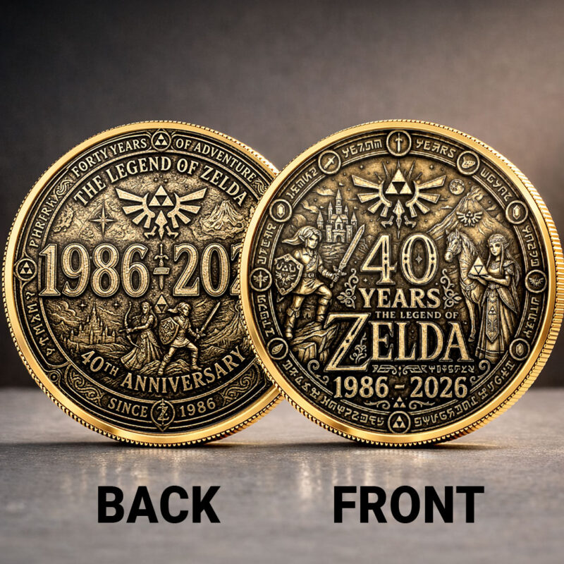 The Legend of Zelda 40th Anniversary Commemorative Coin - TANTN24791