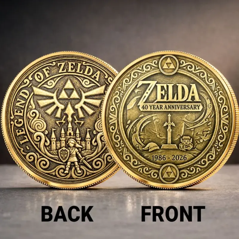 The Legend of Zelda 40th Anniversary Commemorative Coin - TANTN25374