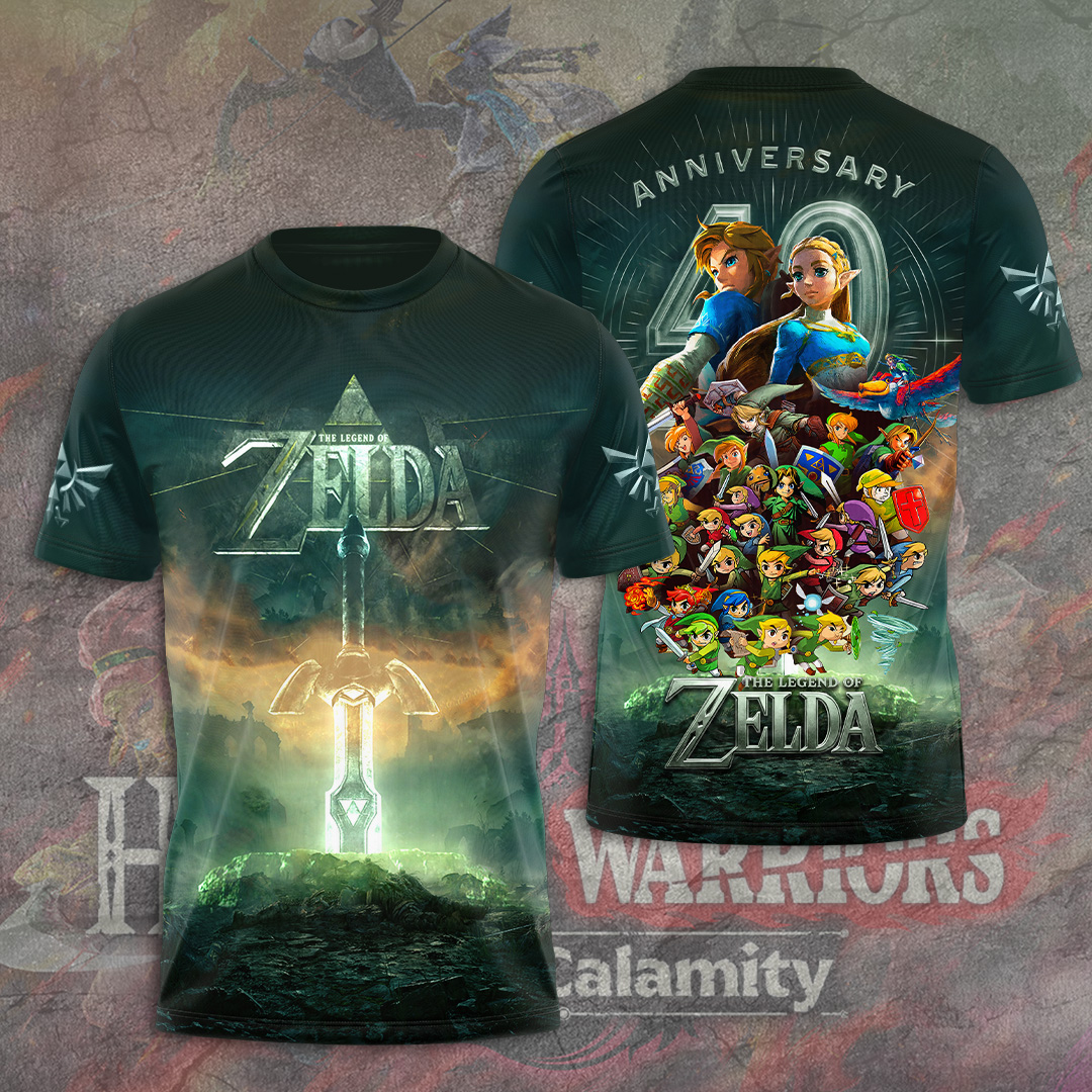 The Legend of Zelda 40th Anniversary 3D Apparel - GNE4875