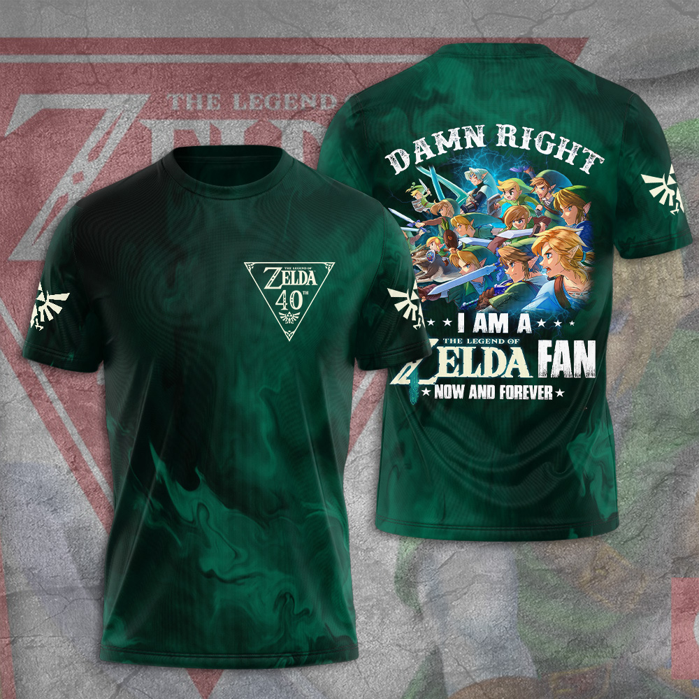 The Legend of Zelda 40th Anniversary 3D Apparel - TANTN20254