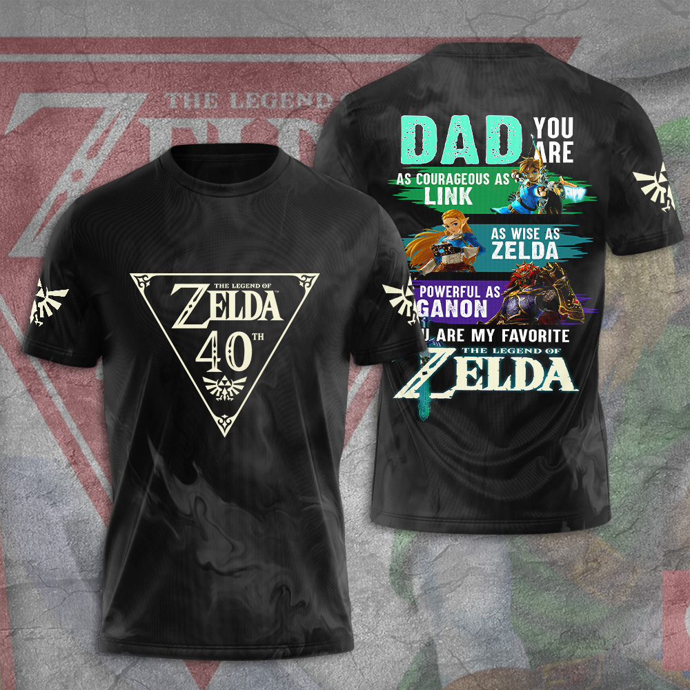 The Legend of Zelda 40th Anniversary 3D Apparel - TANTN20315