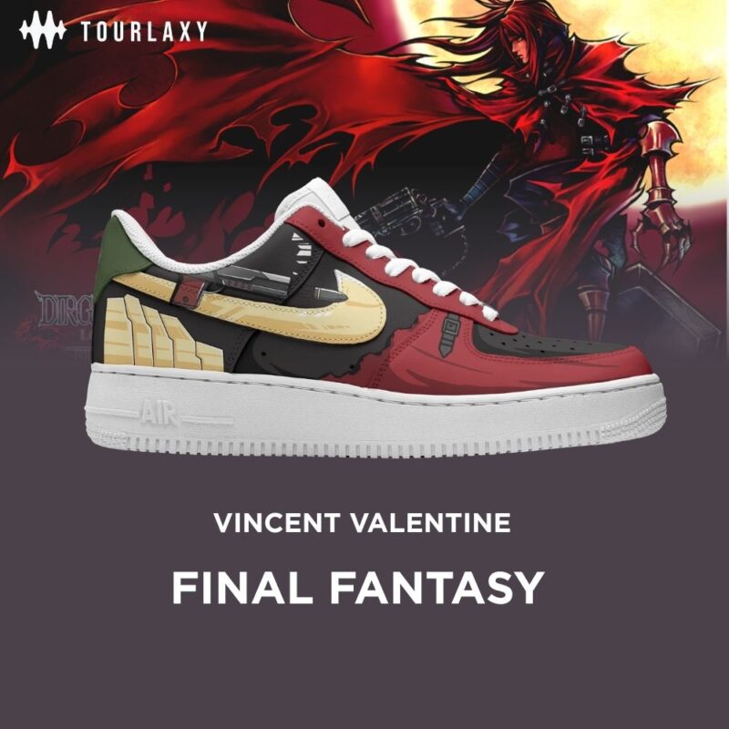 Vincent Valentine - Final Fantasy AF1 Shoes