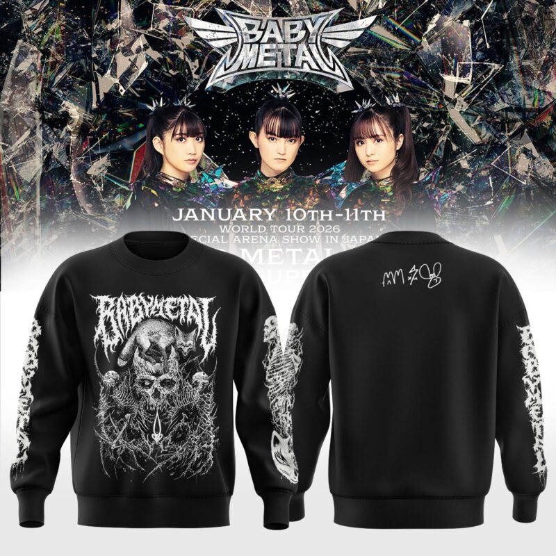 BABYMETAL WORLD TOUR signed Sweatshirt