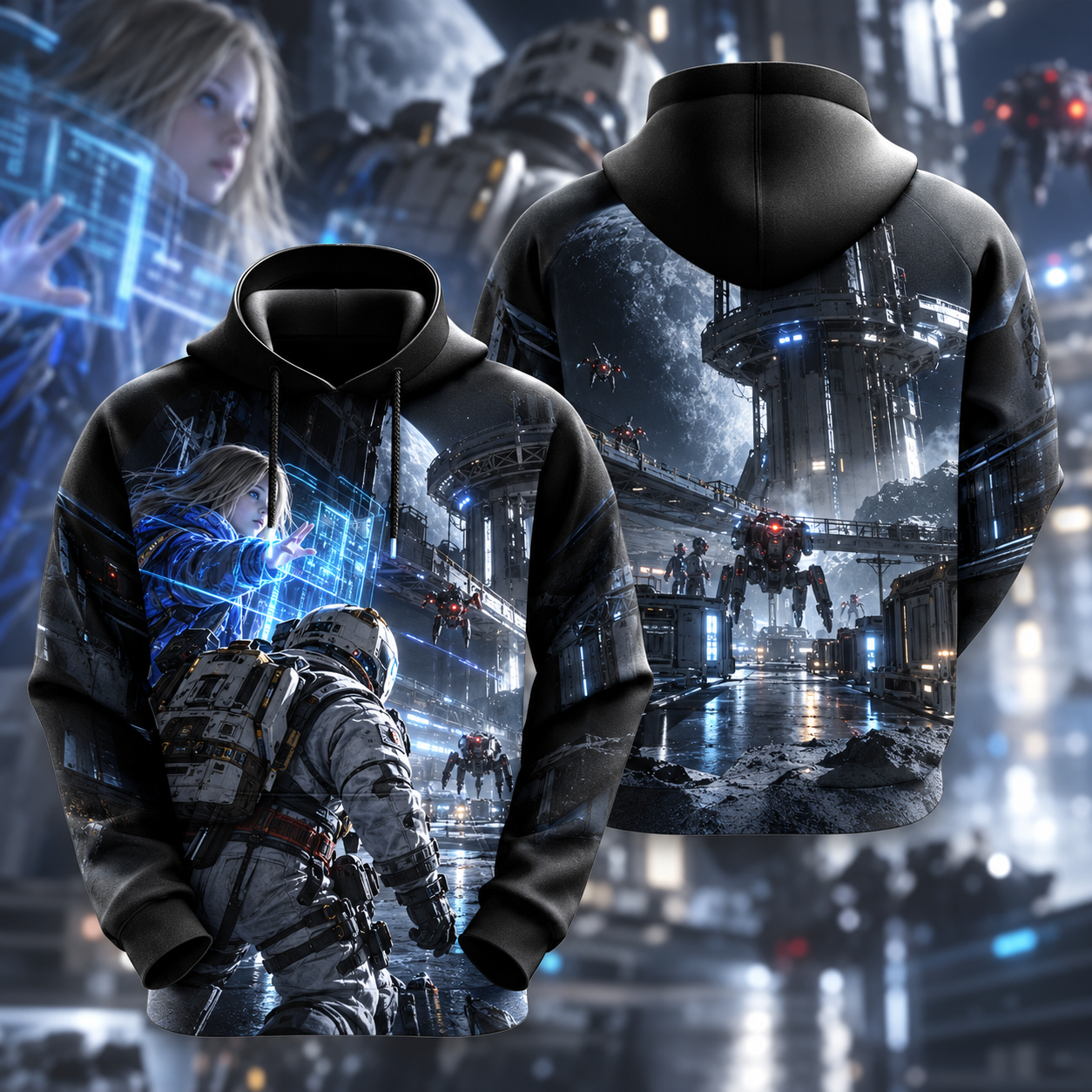Pragmata 3D Shirt and Hoodie (3)