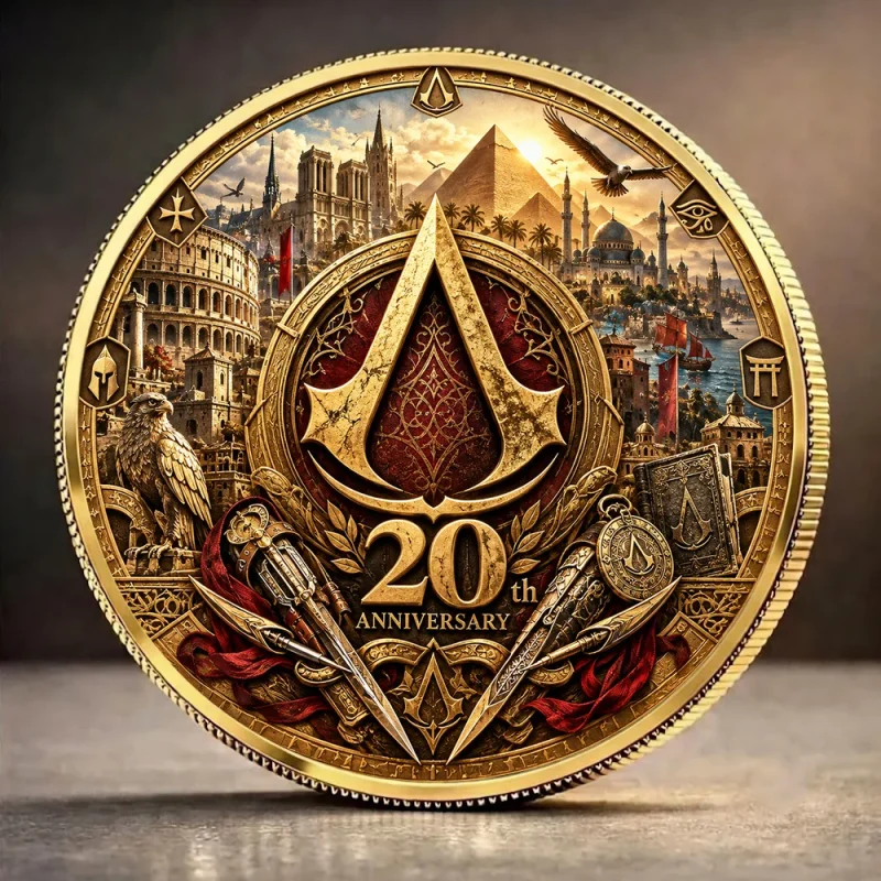 Assassin's Creed 20th Anniversary Commemorative Coin - GNE8988