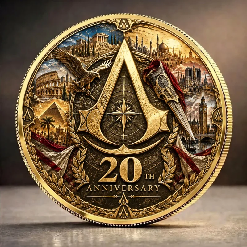 Assassin's Creed 20th Anniversary Commemorative Coin - GNE8989