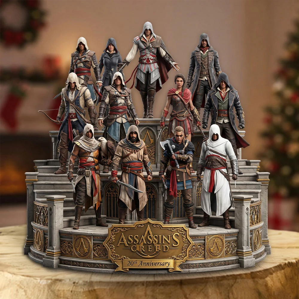 Assassin’s Creed 20th Anniversary Custom Shape Acrylic Plaque - TMTHU9953 - Image 3