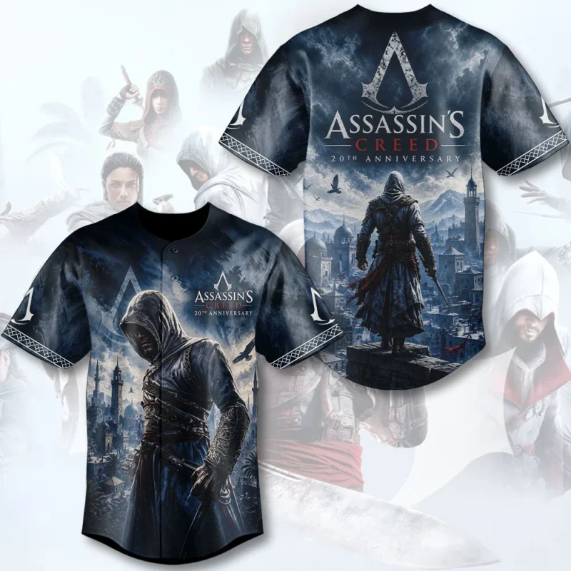 Assassin’s Creed 20th Anniversary Baseball Jersey - TMTHU9955