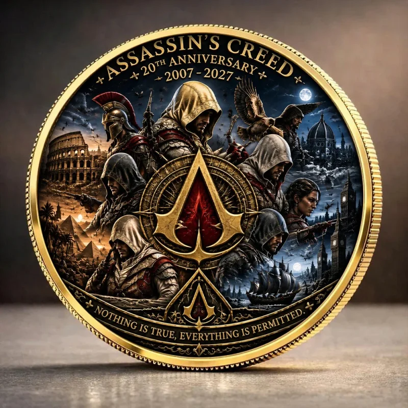 Assassin's Creed 20th Anniversary 2027 Commemorative Coin - TANTN26157