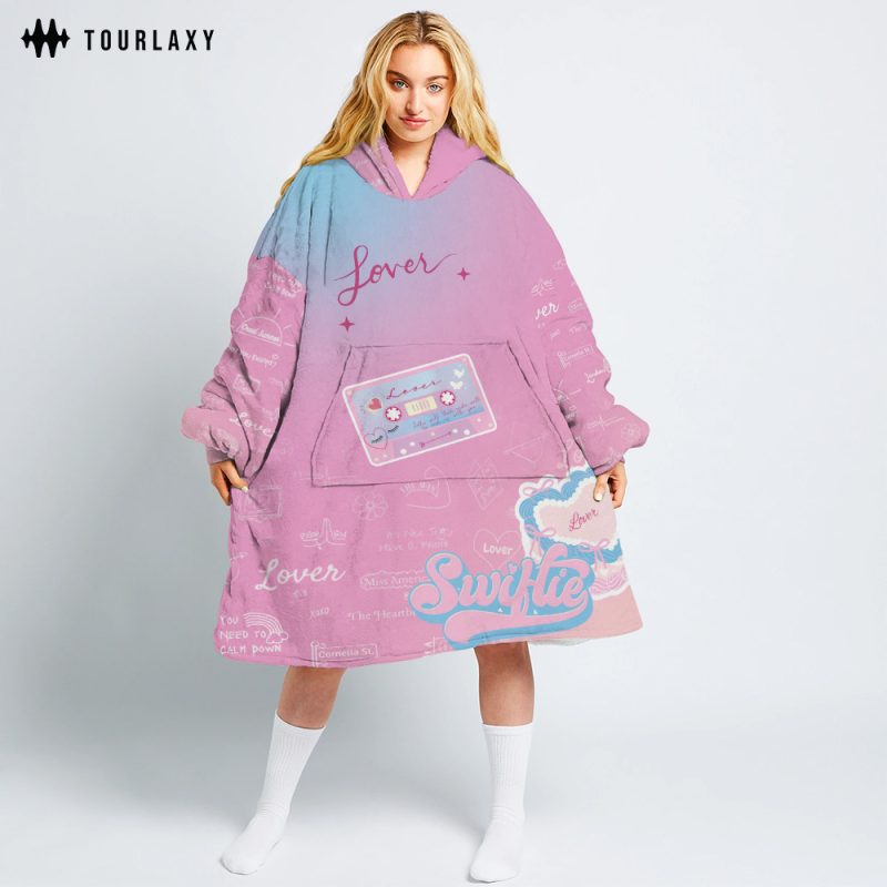Lover - Taylor Swift  Blanket Hoodie v