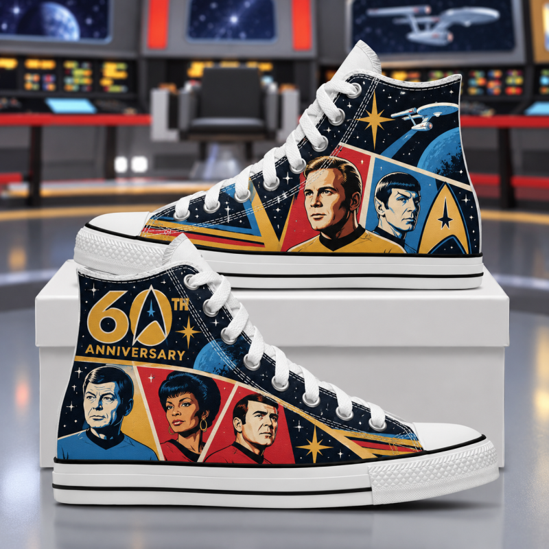 Star Trek High Chuck Shoes - 60 Years Anniversary