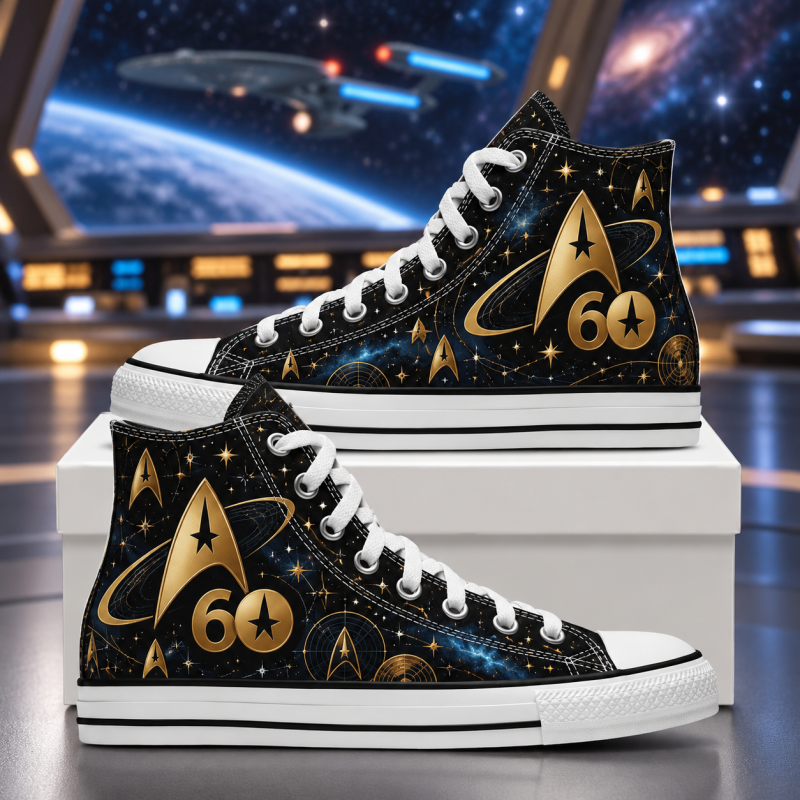 Star Trek High Chuck Shoes - 60 Years Anniversary V4